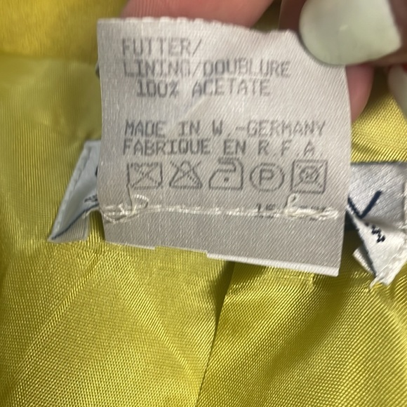 Givenchy Yellow Green Wool Blazer - Picture 10 of 12